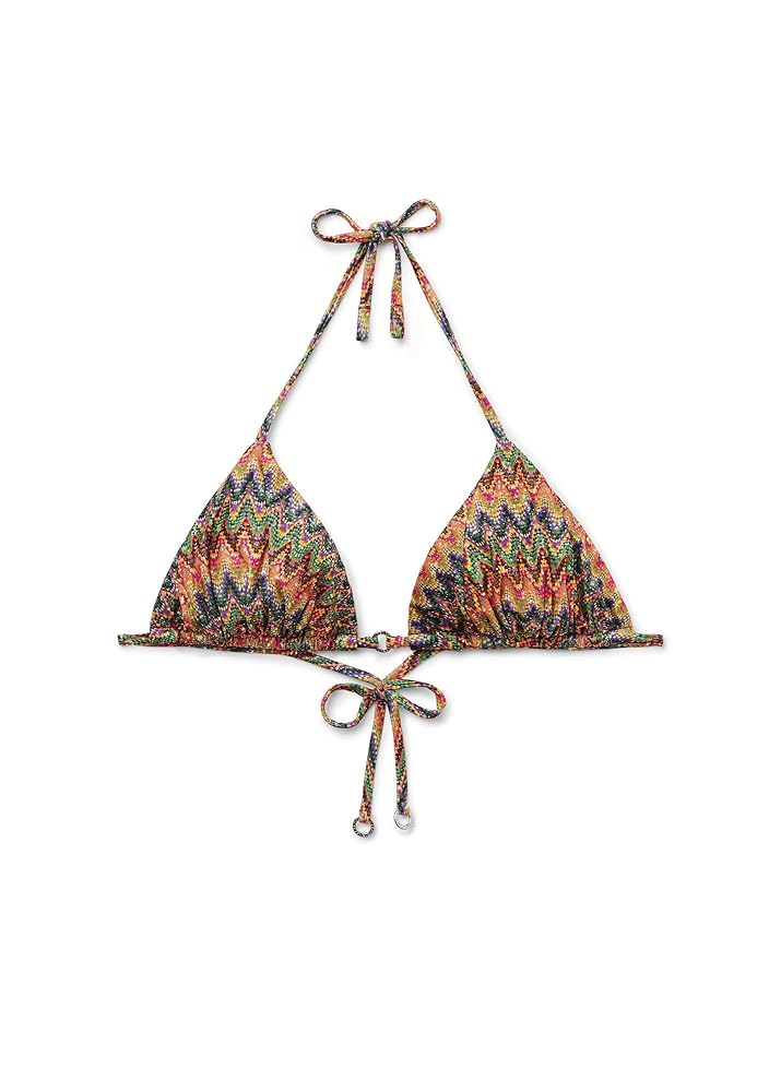 Amazon.com: CALZEDONIA Woman's Triangle Swimsuit Top Bright